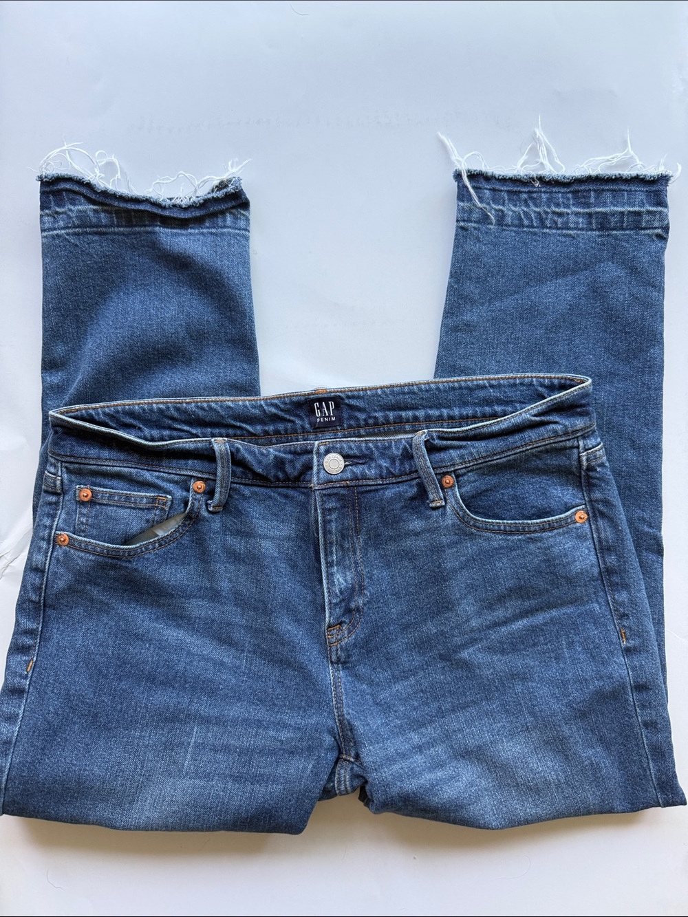 Gap Girlfriend Jeans Medium Wash Size 30